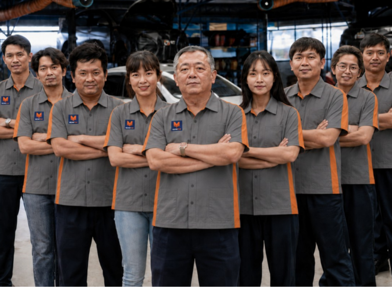 ทีมช่าง Gearfox auto ศูนย์ซ่อมเกียร์ออโต้ นนทบุรี
